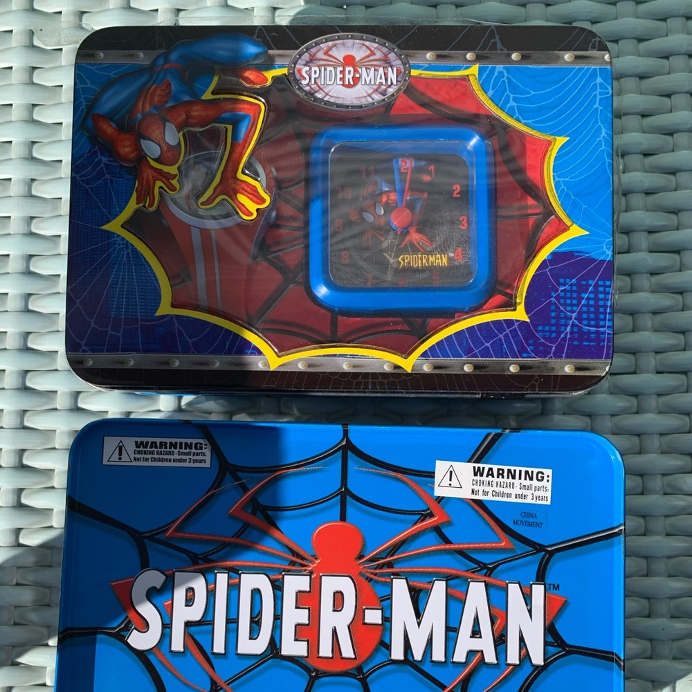 Spider-Man clock and watch set